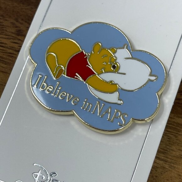 Disney Parks Pin Winnie The Pooh Pin I Believe In Naps - Picture 2 of 4